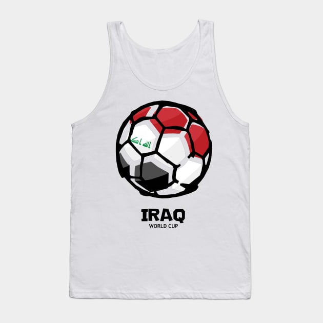 Iraq Football Country Flag Tank Top by KewaleeTee